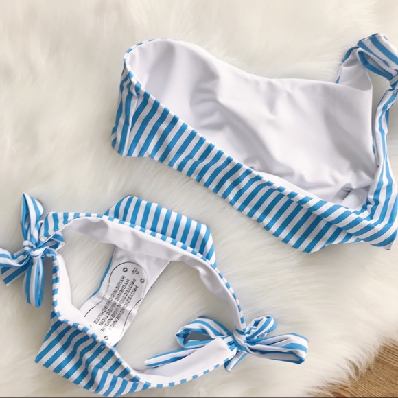 ⛱SWIM SALE⛱Striped Bow Knots 2 Piece Swim - Picture 8 of 8